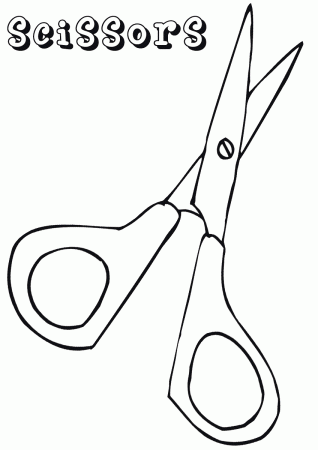 Scissors coloring pages | Coloring pages to download and print