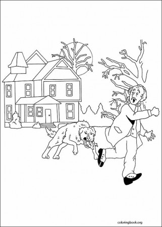 Sherlock Holmes coloring page (003) @ ColoringBook.org