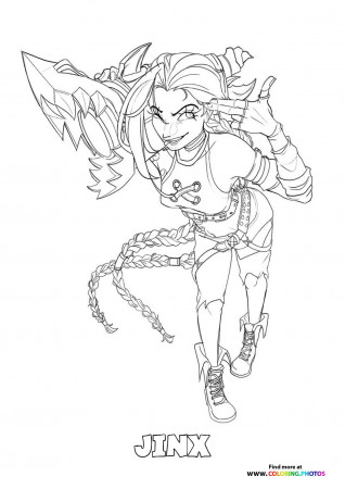 Arcane Jinx - Coloring Pages for kids