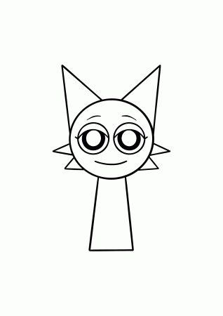 Incredibox Sprunki Wenda coloring page