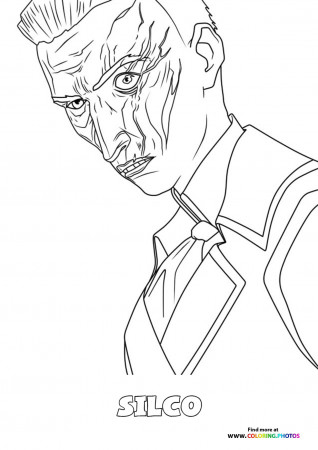 Arcane Silco - Coloring Pages for kids