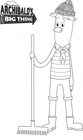 Sage Stutter from Archibald Coloring Page - Free Printable Coloring Pages  for Kids