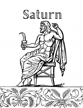 Saturn Roman God Printable - Etsy