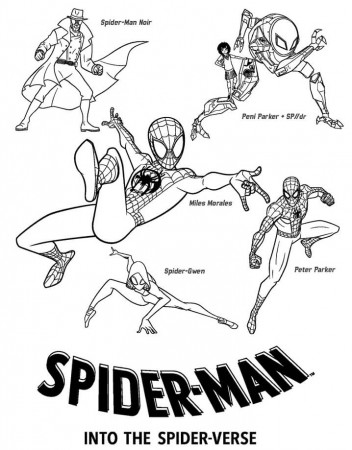 Miles Morales Coloring Pages - Free Printable Coloring Pages for Kids