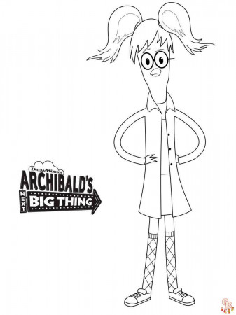 Archibald Coloring Pages - GBcoloring