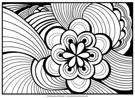 8 Images of Printable Abstract Coloring Pages Love | Abstract coloring pages,  Mandala coloring pages, Cool coloring pages