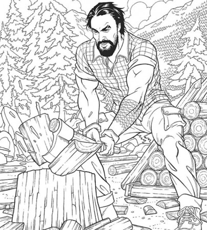 A 'Jason Momoa Coloring Book' Exists And It Is Supposed To Ease Your Stress  | Bored Panda