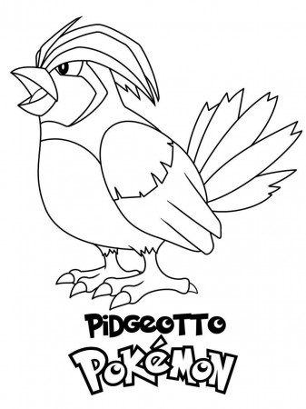 Printable pidgeotto pokemon coloring books | Pokemon coloring pages,  Pokemon coloring, Coloring pages