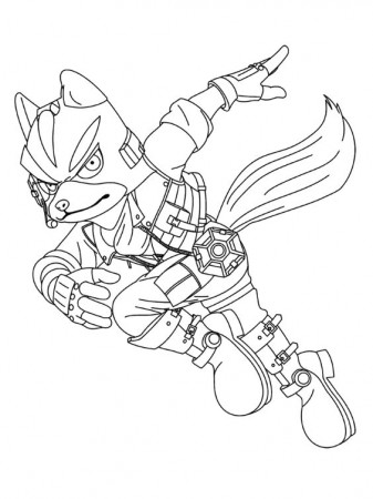 Super Smash Bros. coloring pages | Print and Color.com | Coloring pages,  Super smash bros, Fox mccloud