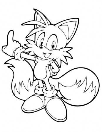 Sonic and Tails Coloring Pages - Get Coloring Pages