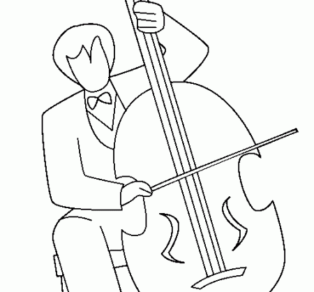 Cello coloring page - Coloringcrew.com