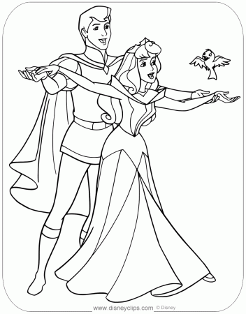 Sleeping Beauty Coloring Pages (3) | Disneyclips.com