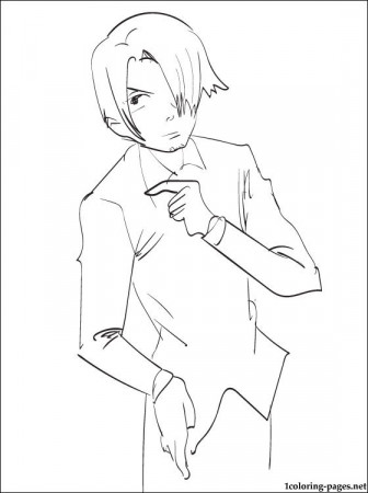 Sanji One Piece coloring page | Coloring pages