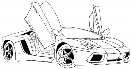 Car Coloring Pages - Free Printable Coloring Pages