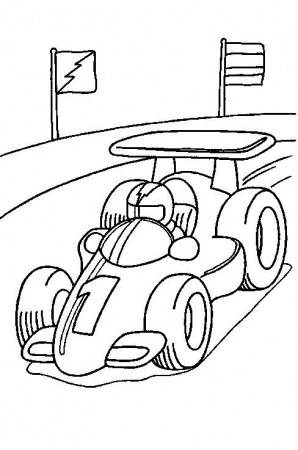 Race Car - Cars Coloring Pages | IndyCar & F1 | Pinterest ...