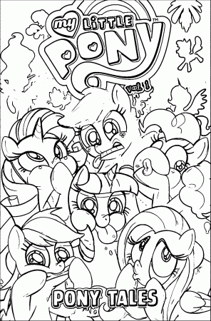 Pony Cartoon My Little Pony Coloring Page 150 | Wecoloringpage