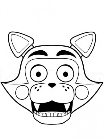 Mangle 5 Nights at Freddy's Coloring Page - Free Printable Coloring Pages  for Kids