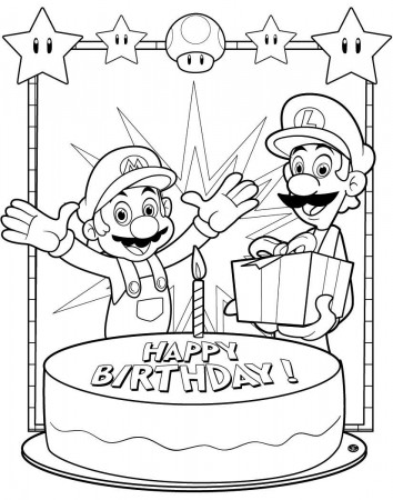 coloring : Nintendo Coloring Pages Awesome Free Printable Happy Birthday  Coloring Pages For Kids Nintendo Coloring Pages ~ queens