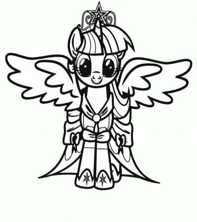 Nice Free Coloring Pages My Little Pony Printable Kids Colouring ...