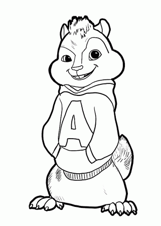 chipmunk coloring pages - High Quality Coloring Pages