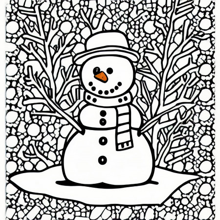 Winter Coloring Pages for Children and ...