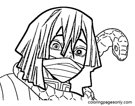 Iguro Obanai Coloring Pages Printable ...