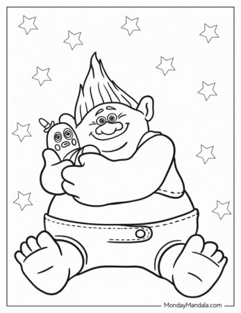 34 Trolls Coloring Pages (Free PDF Printables)