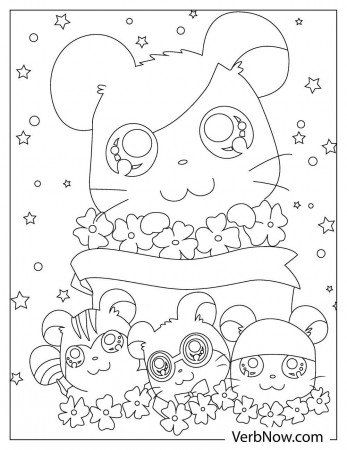 Free HAMSTER Coloring Pages & Book for Download (Printable PDF) - VerbNow