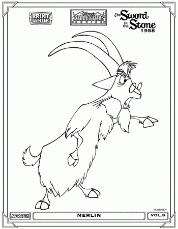 The Sword in the Stone coloring pages ...