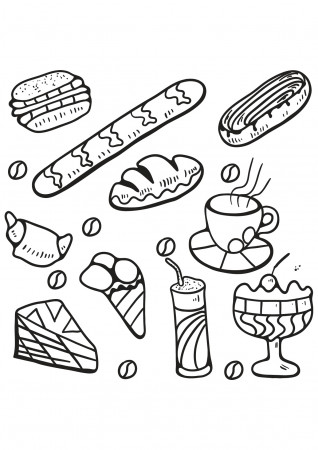 Free book cupcake 5 - Cupcakes Adult Coloring Pages
