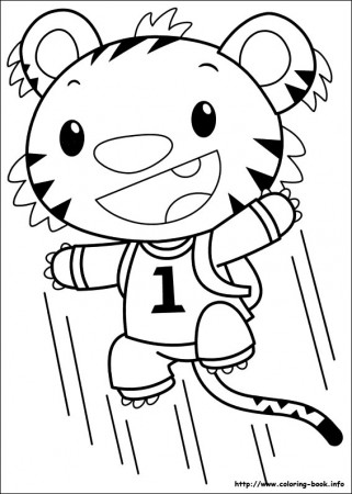 Ni Hao Kai Lan Coloring Pages - Auromas.com