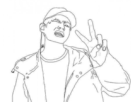 Bts v coloring pages – Objectar.info
