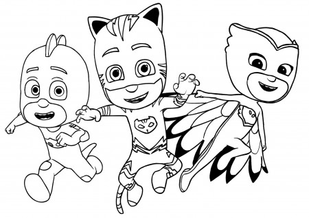 PJ Masks: Heroes in action - PJ Masks Kids Coloring Pages