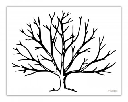 FREE Printable Trees Without Leaves Template - 19 Pages ⋆ Love Our Real Life