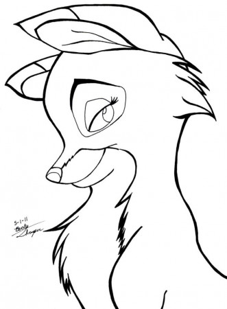 Fox Coloring Pages | Fox coloring page, Cute fox drawing, Cute ...