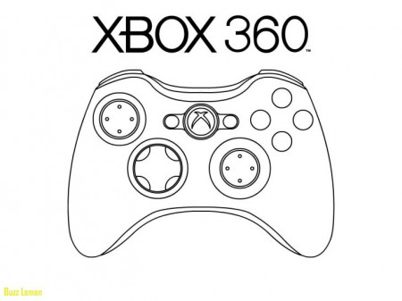 Xbox One Coloring Pages