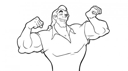 Gaston Coloring Pages | Coloring pages, Super coloring pages, Gaston