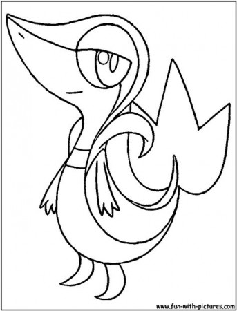 Pokemon coloring pages snivy | Pokemon coloring, Pokemon coloring ...