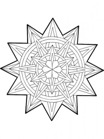 How to Draw Mandala Christmas Coloring Pages | Best Place to Color