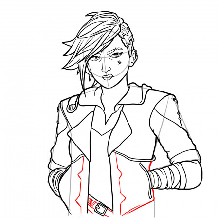 Guide on How to Draw Vi from Arcane