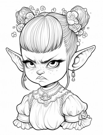 38 Stunning Elf Coloring Pages For Kids ...