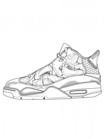 Air Jordan coloring pages