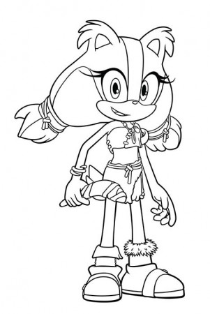 Sonic Boom coloring pages 2 – Having fun with children