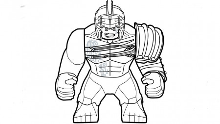 Lego Hulk The Gladiator Coloring Page - Free Printable Coloring Pages for  Kids