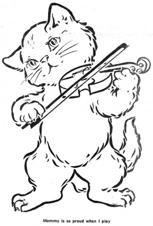 The Three Little Kittens | Cat coloring page, Cartoon coloring pages,  Coloring books