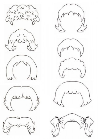 Coloring Page hair - free printable coloring pages - Img 27226