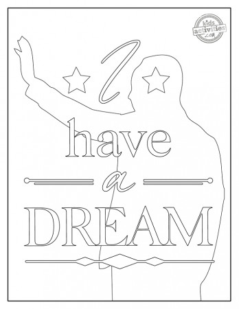 Free Inspiring Martin Luther King Jr. Coloring Pages | Kids Activities Blog