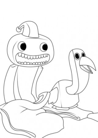 Garten of banban Free coloring pages - Funny and cute