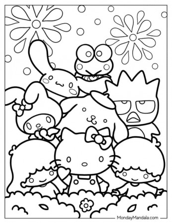68 Hello Kitty Coloring Pages (Free PDF ...
