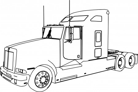 25+ Pretty Photo of Semi Truck Coloring Pages - davemelillo.com | Truck  coloring pages, Semi trucks, Tractor coloring pages